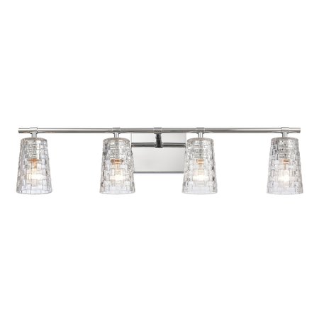 ELK HOME Lightweave 32'' Wide 4-Light Vanity Light - Polished Nickel 82183/4